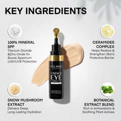 VELAMO ADVANCED close-up of medium shade showing neutralizing peach tone