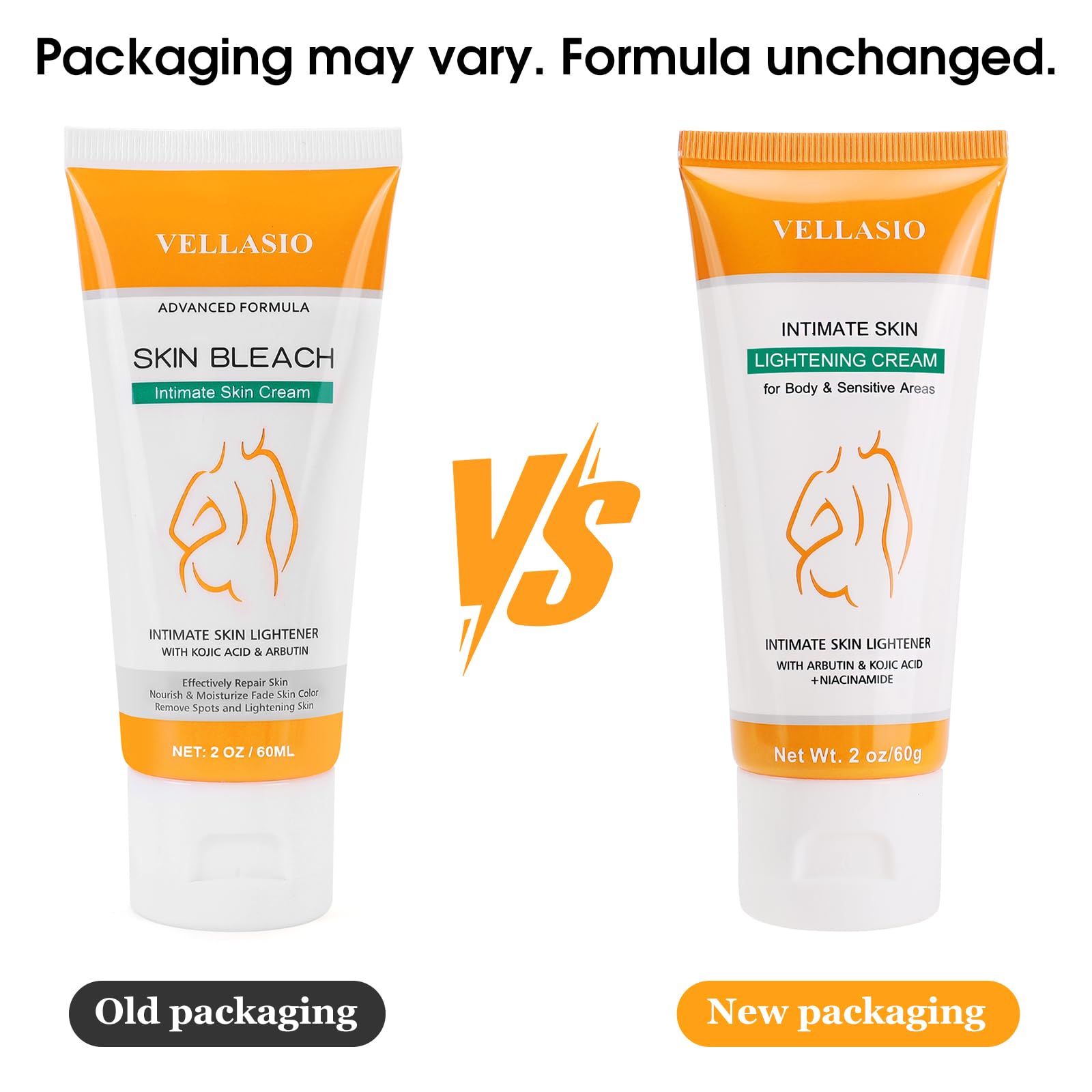 VELLASIO used on elbows and knees to show versatility across body spots