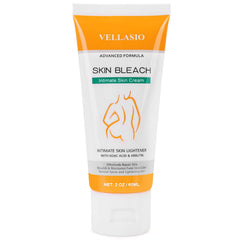 VELLASIO front packaging showing product and clear branding, highlights gentle brightening