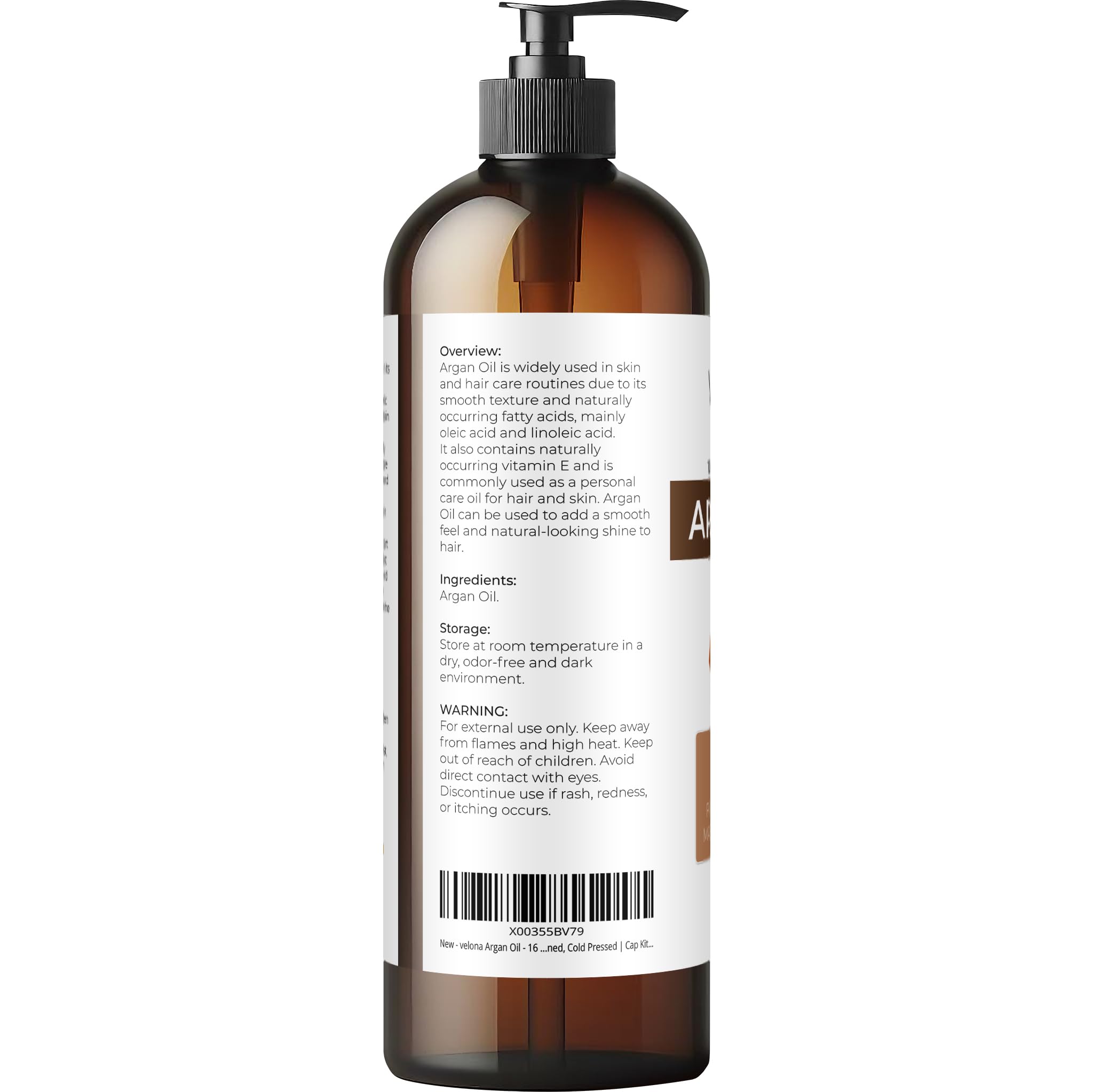 velona argan oil pouring stream demonstrating smooth texture and lightweight finish