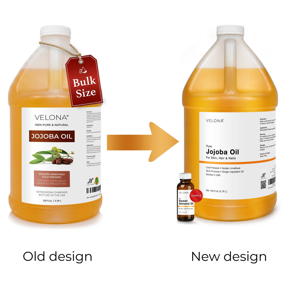 velona jojoba oil pouring close-up demonstrating smooth pourability for massage