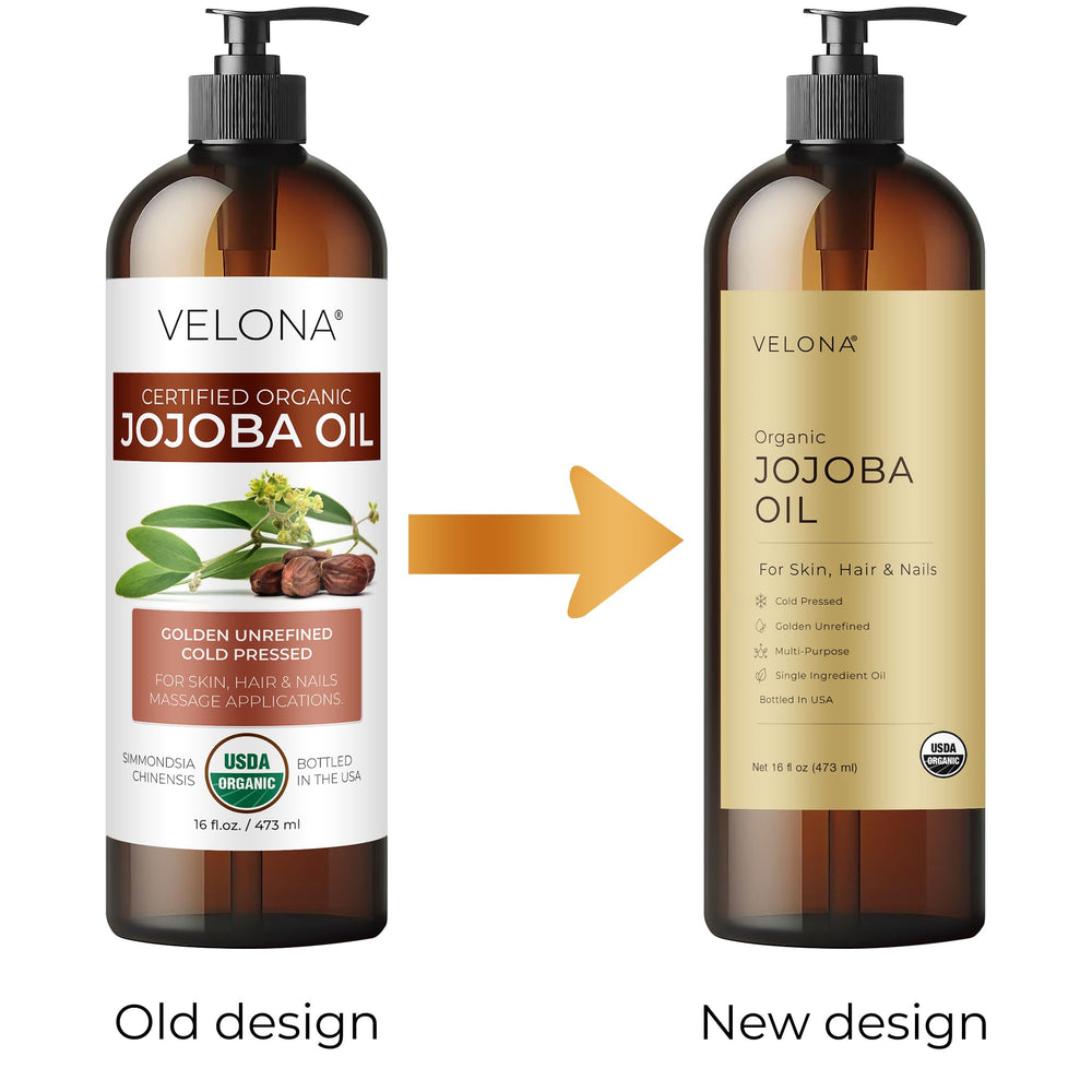 velona jojoba oil pump closeup demonstrating easy, controlled dispensing benefit
