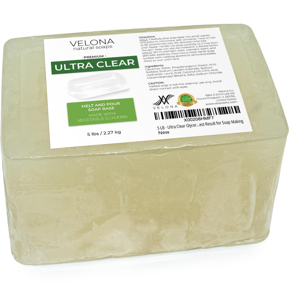 velona 10 lb block on scale illustrating quantity and value for makers