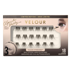 Velour product front packaging showing 18 clusters and branding for quick recognition