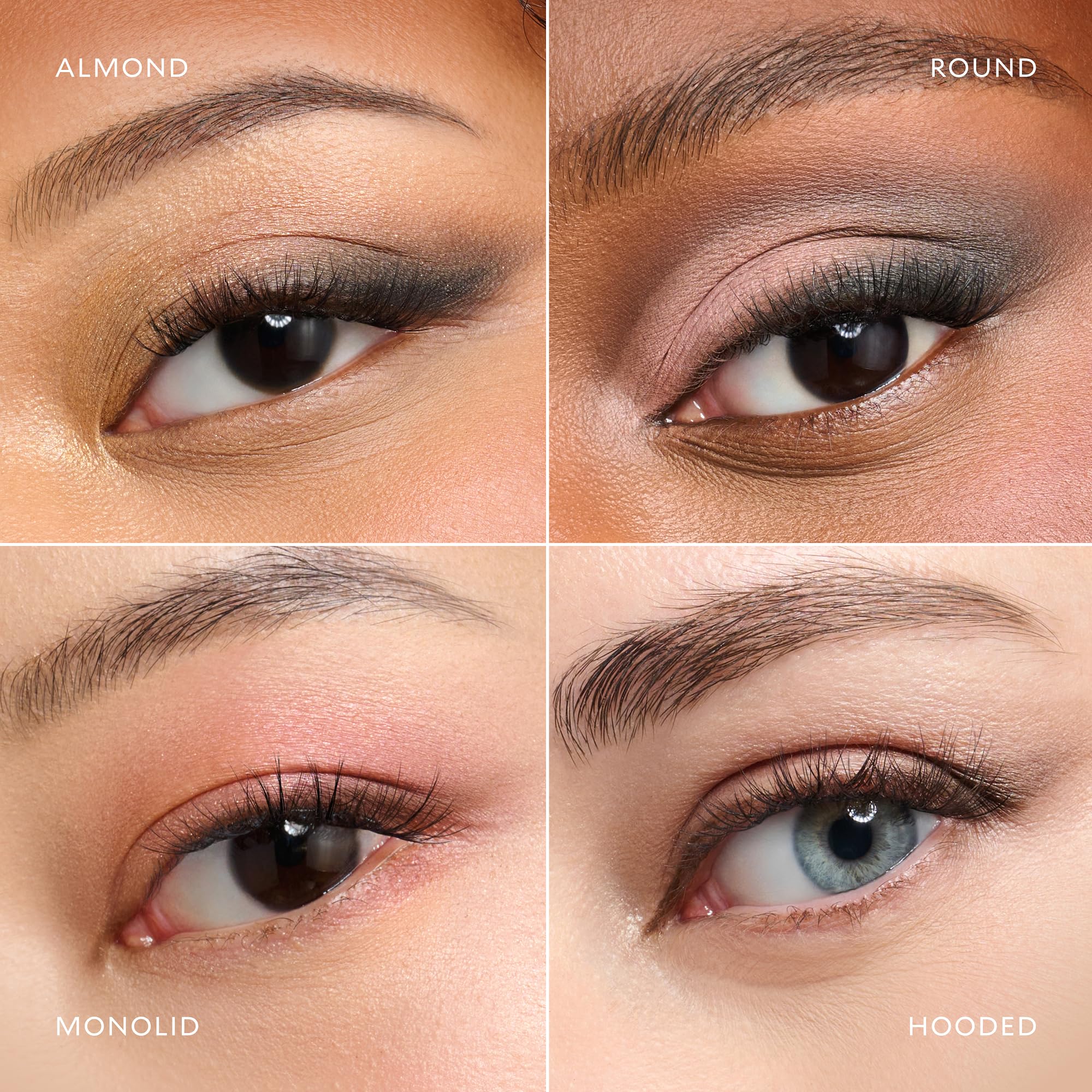 Velour worn on a closed eye illustrating blended lift and subtle drama