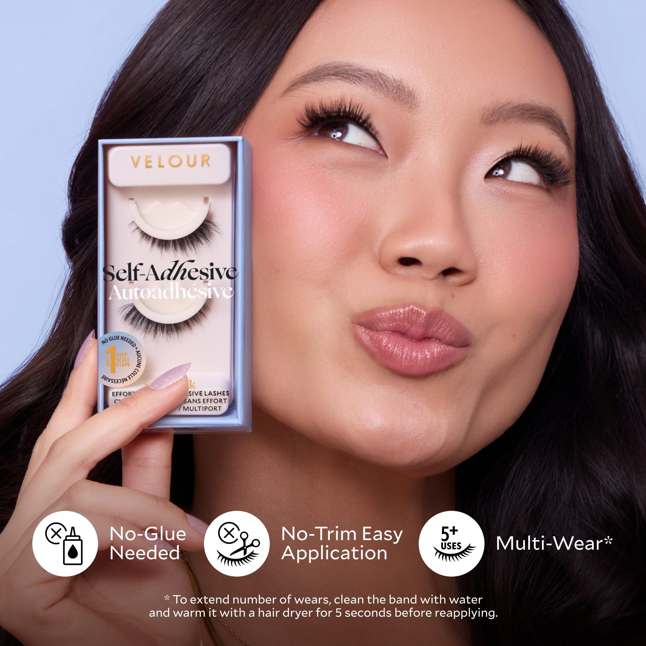 Velour Sweet Talk applied on eye demonstrating instant eye opening