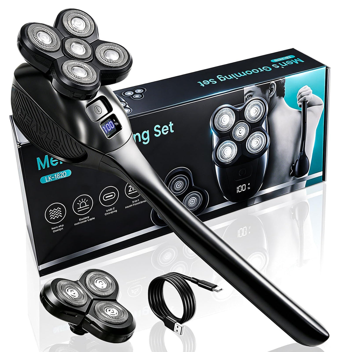 Velurie front view packaging showing kit and accessories for easy identification and storage