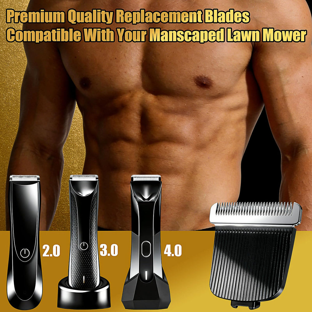 Velurie blades on bathroom counter beside trimmer and towel, ready grooming setup for comfortable results