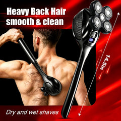 Velurie long handle detail highlighting ergonomic shape for improved reach and control