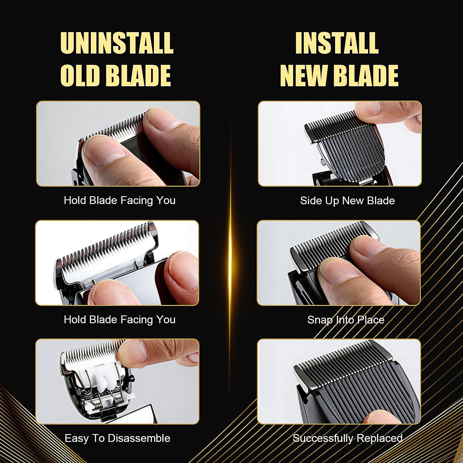 Velurie blade next to a coin for scale, compact cartridges offering long-lasting value