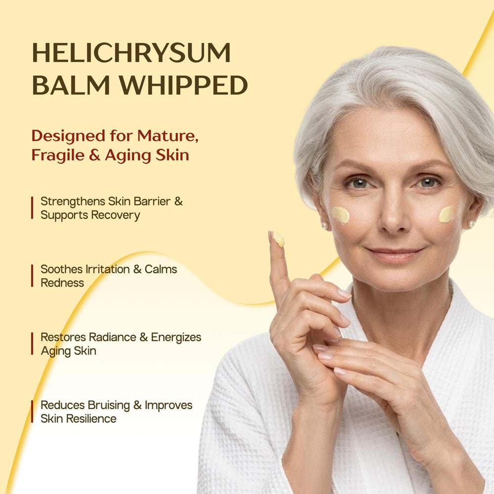Velvet Aura whipped balm texture close-up demonstrating lightweight, melt-in feel for comfortable hydration