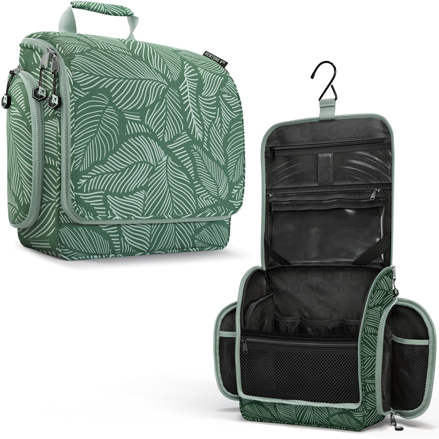 VENTURE 4TH front view showing green leaves design and compact benefit