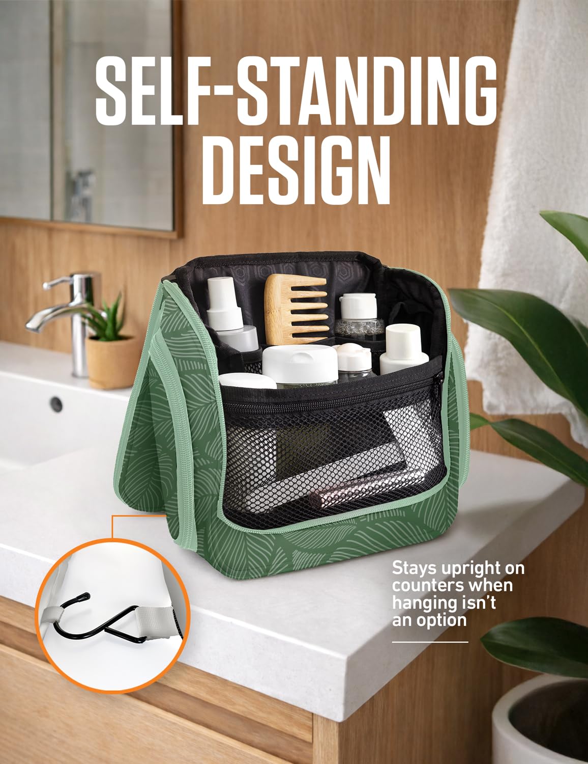 VENTURE 4TH interior compartments layout showing pockets that keep items organised
