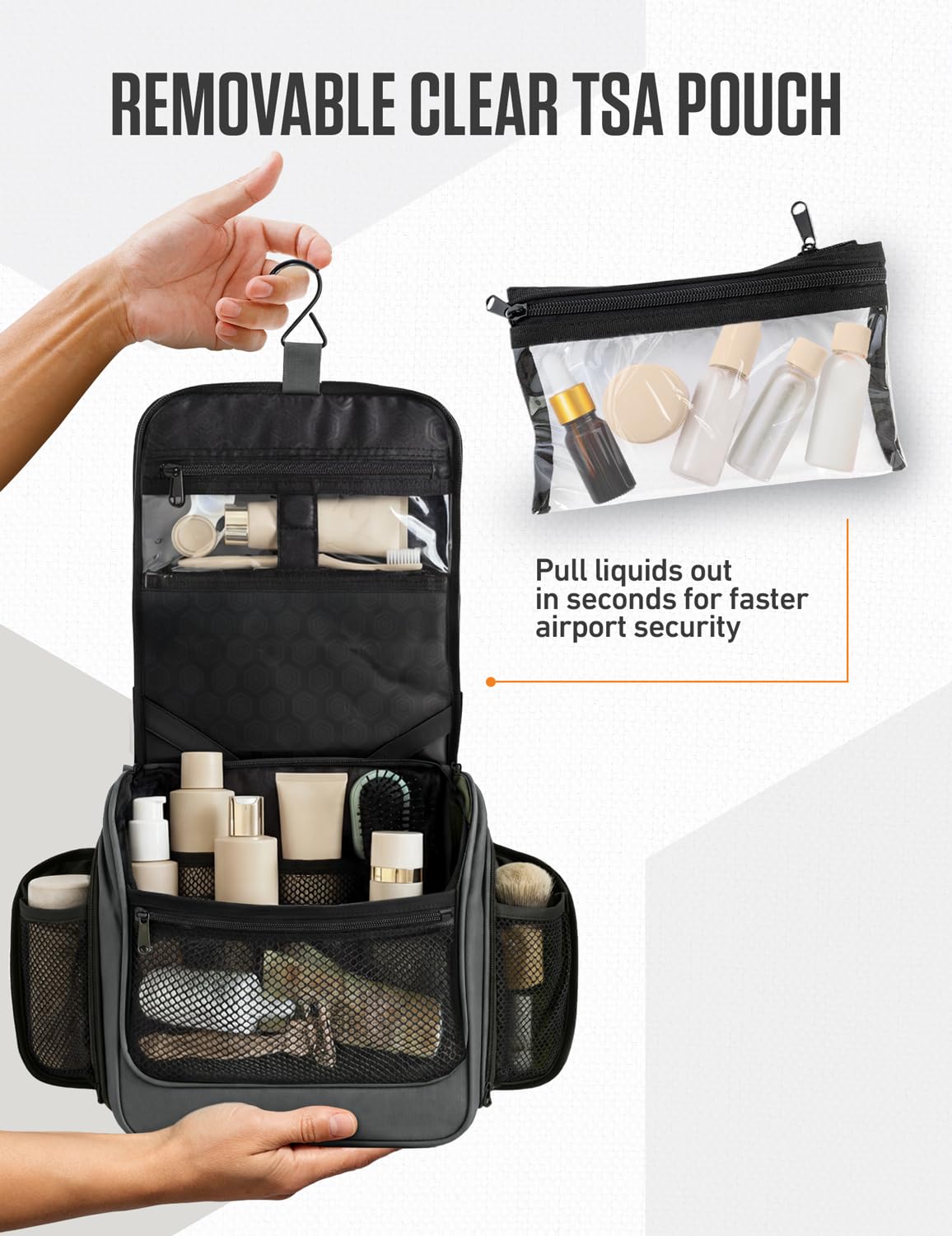 VENTURE 4TH packed inside suitcase for organized travel readiness