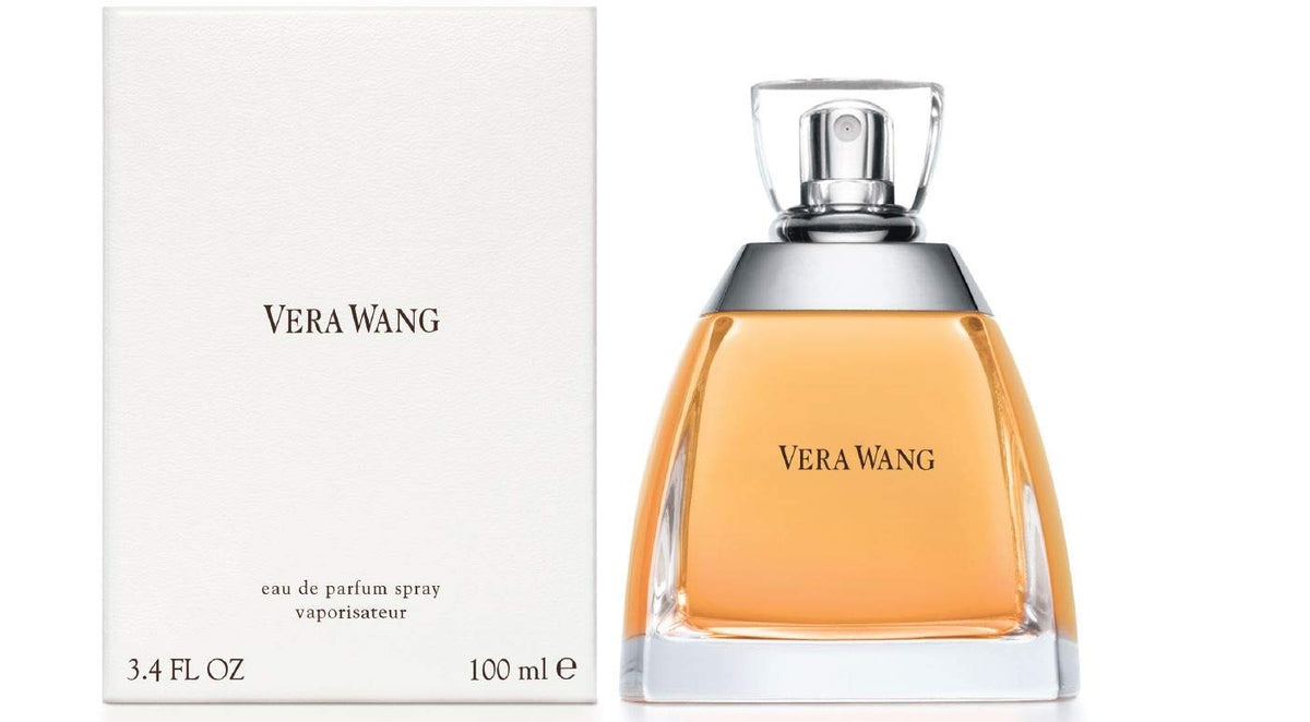 Vera Wang front bottle showing elegant silhouette and brand recognition