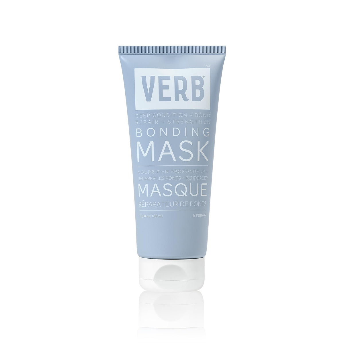 VERB Bonding Mask front jar showing packaging and brand promise