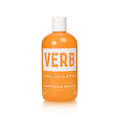 VERB curl shampoo front bottle shows clean branding and moisturizing benefits