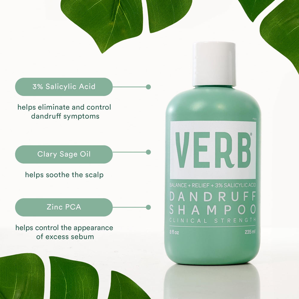 VERB bottle with 3% salicylic acid visual highlighting active relief