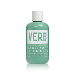 VERB front packaging showing product and benefit of dandruff reduction