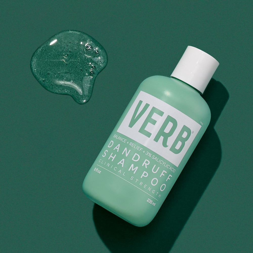 VERB shampoo being lathered in shower to show in-use scalp care