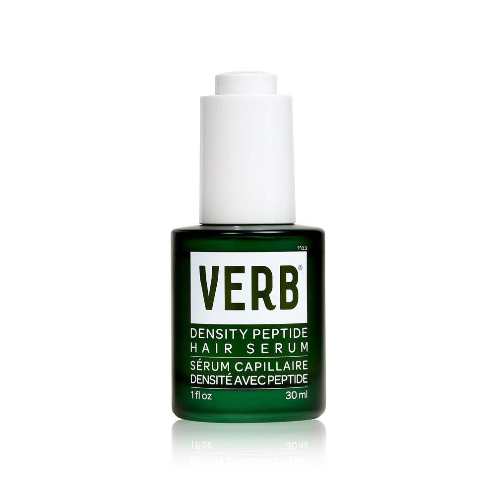 VERB front packaging of density peptide serum shows clean bottle and label benefit