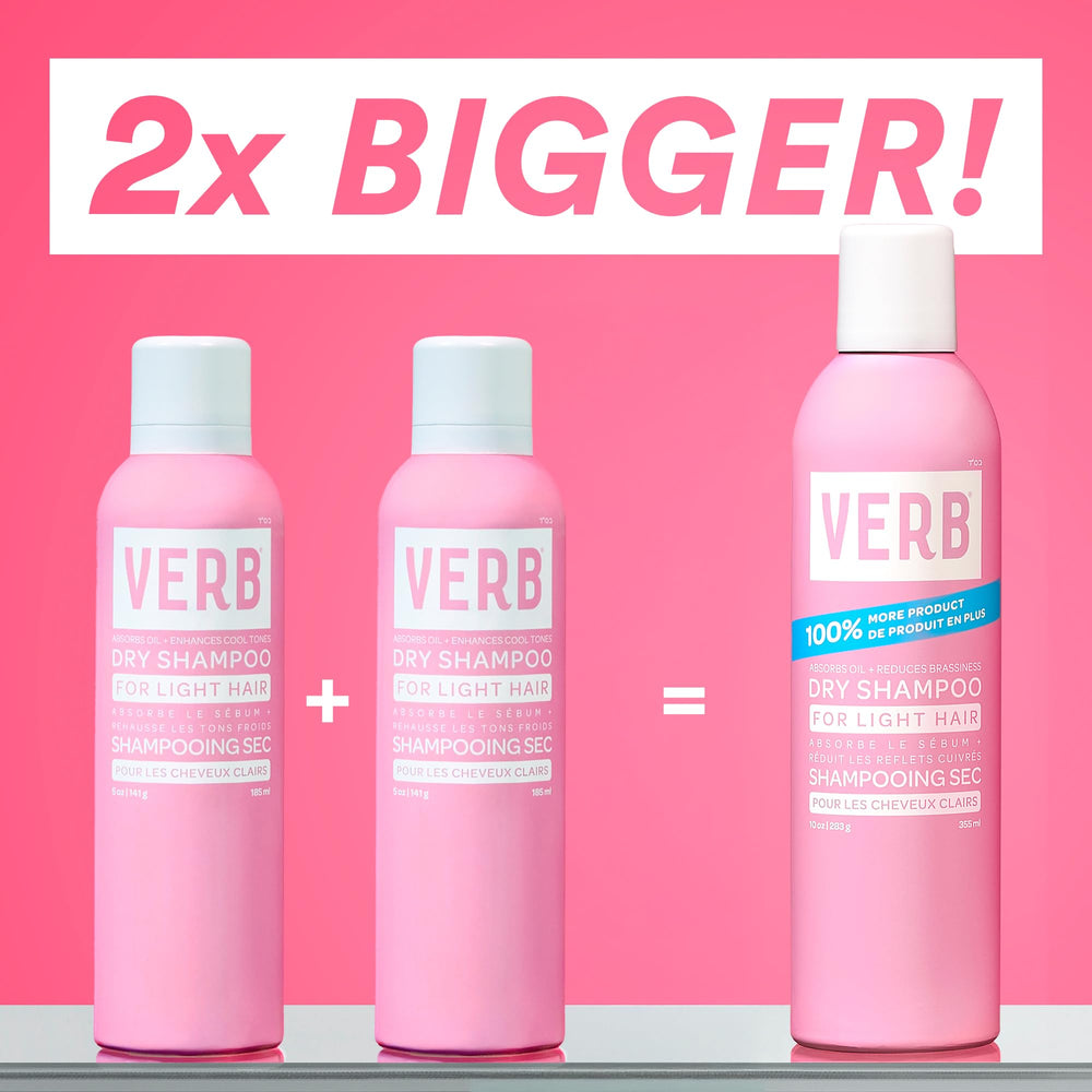 VERB aerosol spray mist close-up demonstrating even application and oil-absorbing coverage