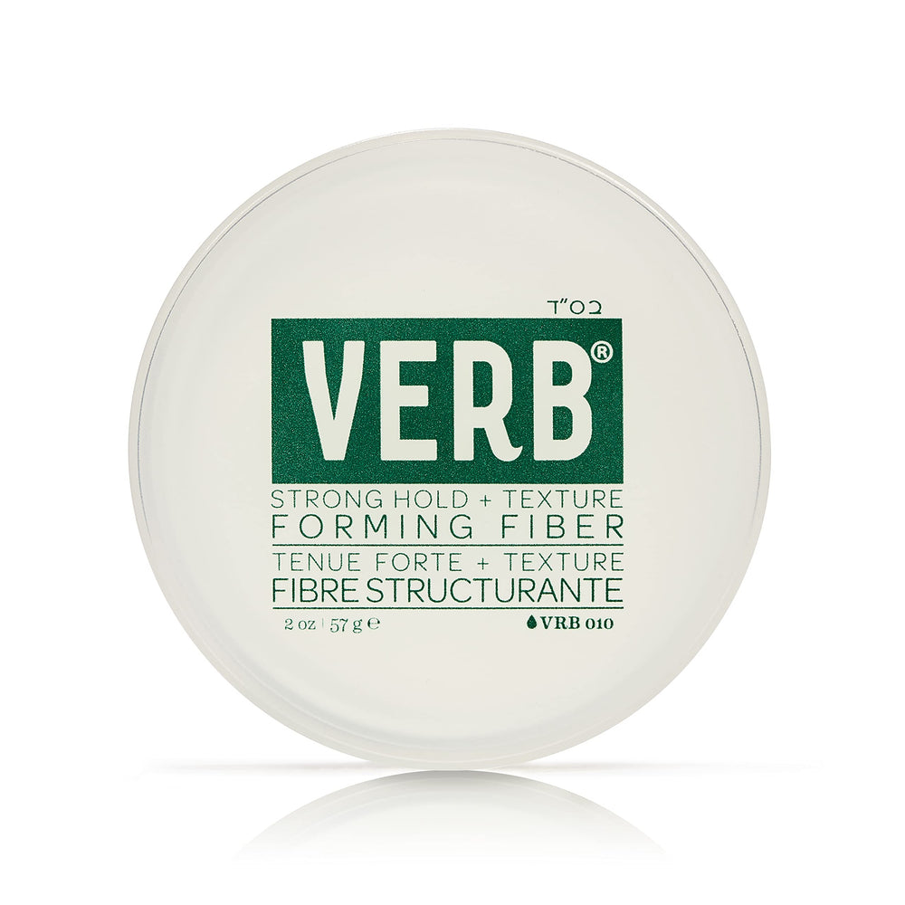 VERB forming fiber front jar showing compact travel-friendly design and strong hold