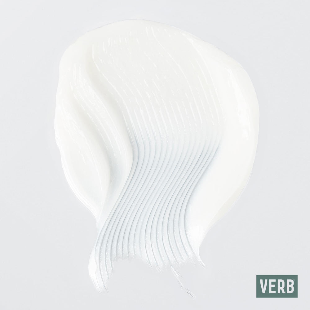 VERB Ghost conditioner applied to mid-lengths in shower for easy detangling