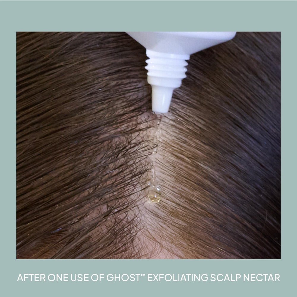 VERB Ghost pump nozzle detail for precise scalp application and easy control