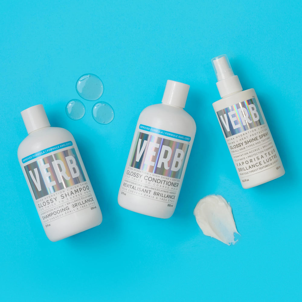 VERB bottle cap open revealing conditioner consistency for precise use