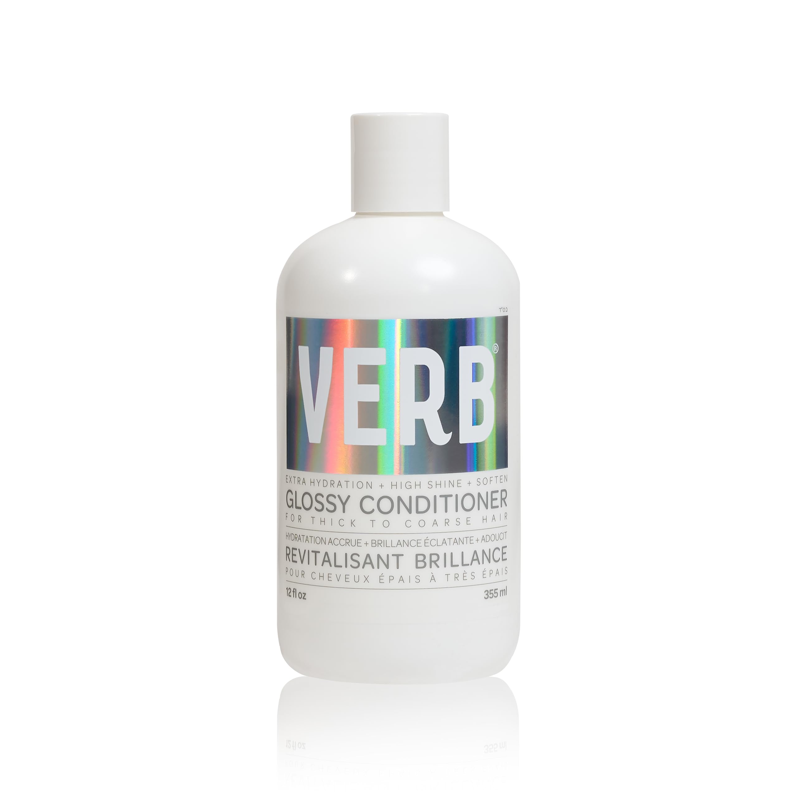 VERB gloss bottle front view showing clean packaging and brand benefit