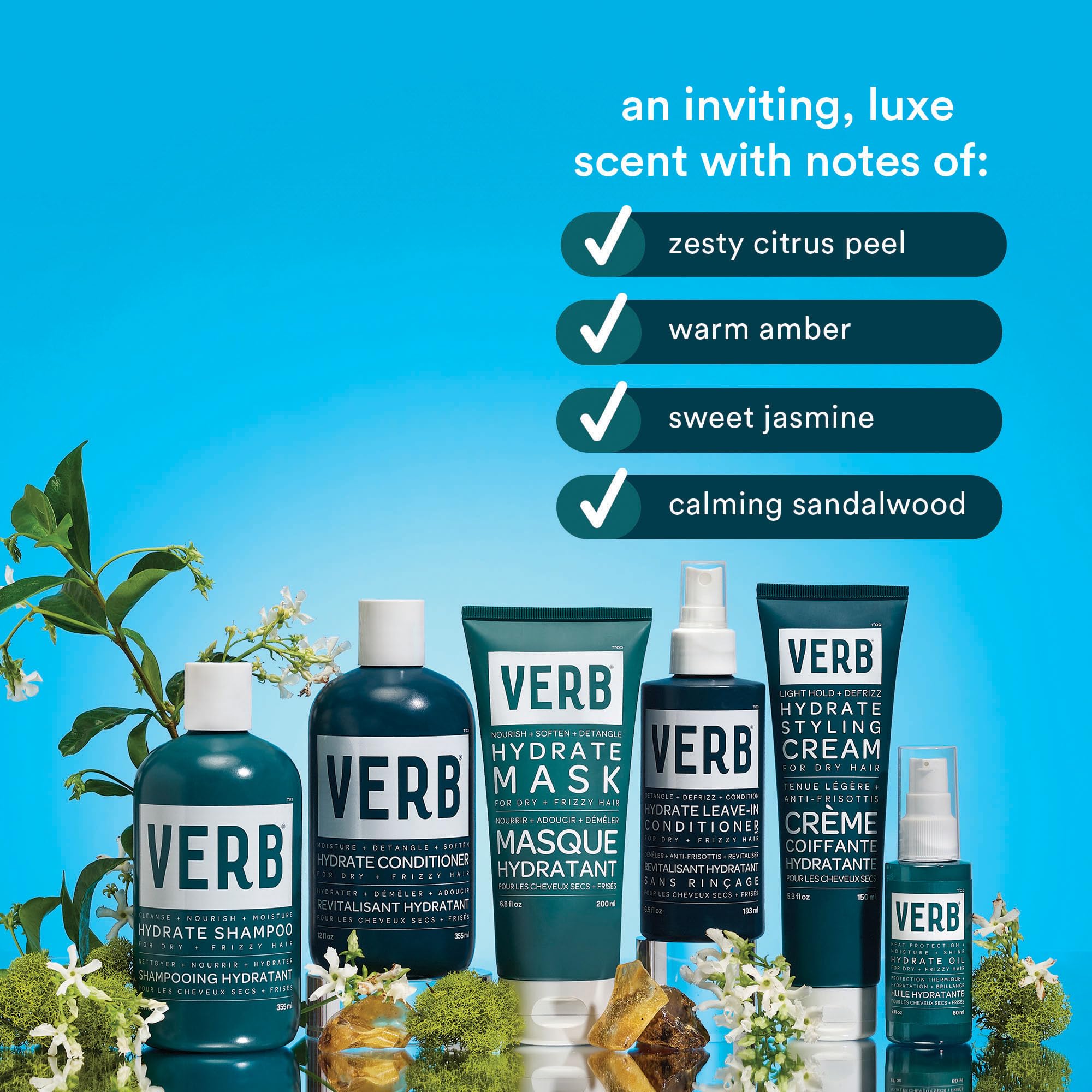 VERB foamy lather in palm demonstrating gentle cleansing benefit