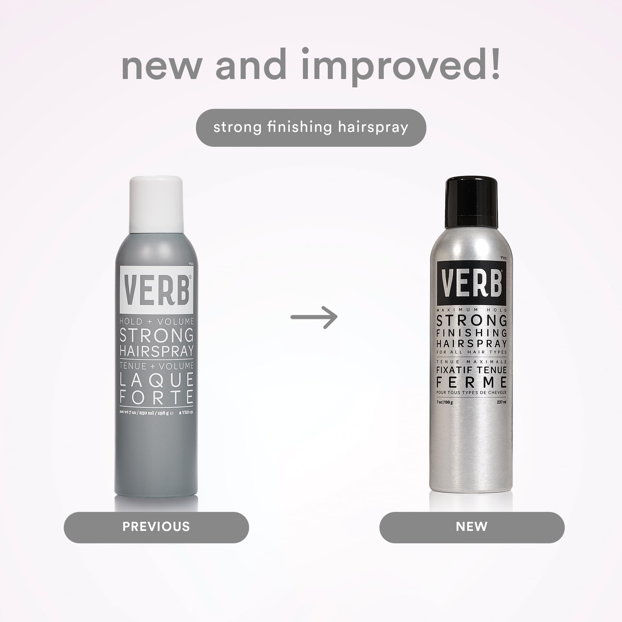 VERB treated hair texture showing touchable finish and no flakes