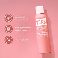 Hand holding VERB 5 oz can to show scale and portability for on-the-go styling