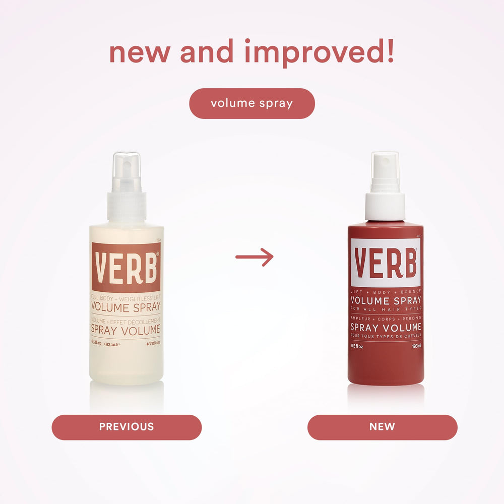 VERB spraying at roots for instant lift and fuller-looking hair