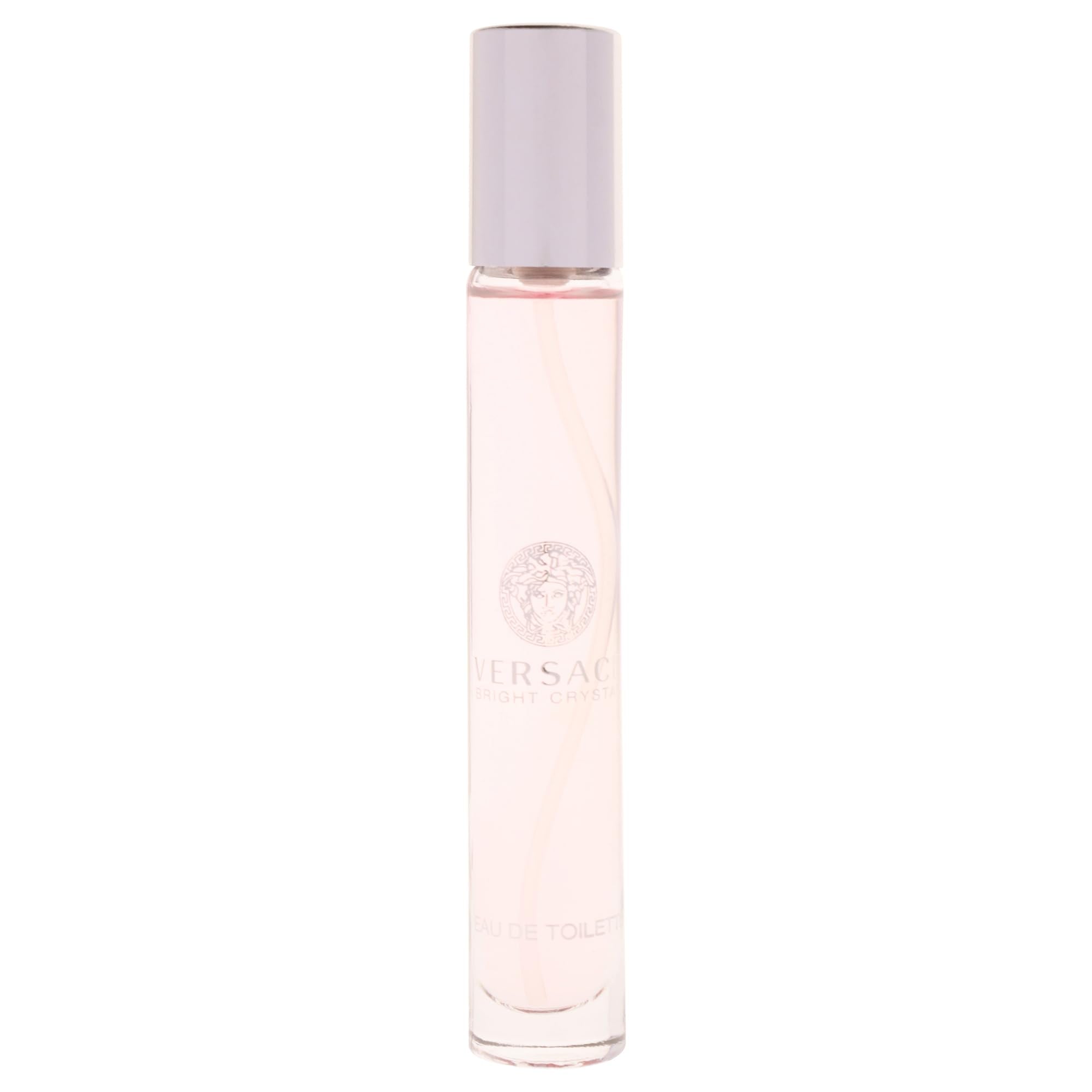 Versace Bright Crystal atomizer close-up highlighting spray tip for precise application