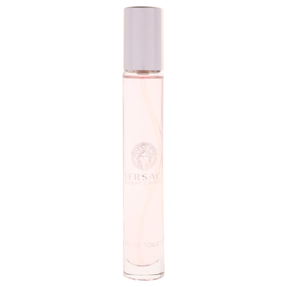 Versace Bright Crystal atomizer close-up highlighting spray tip for precise application