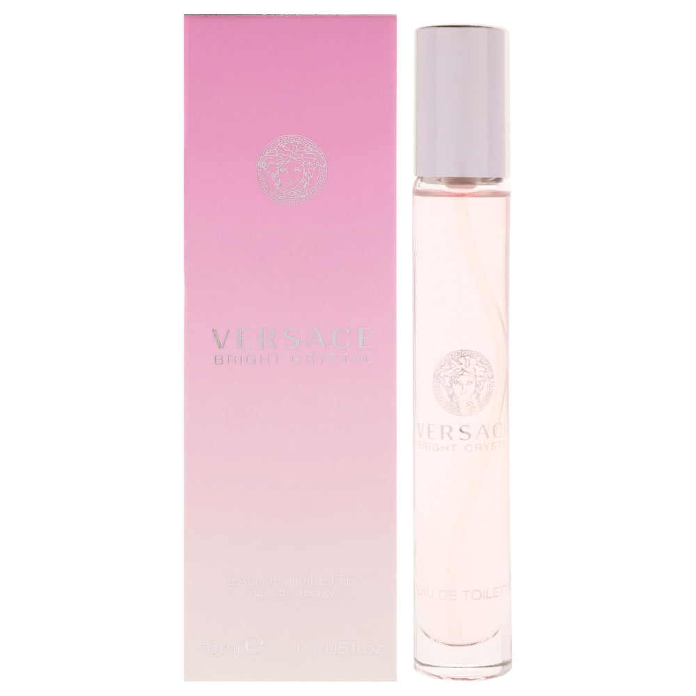 Versace Bright Crystal front packaging showing compact designer bottle and elegant finish