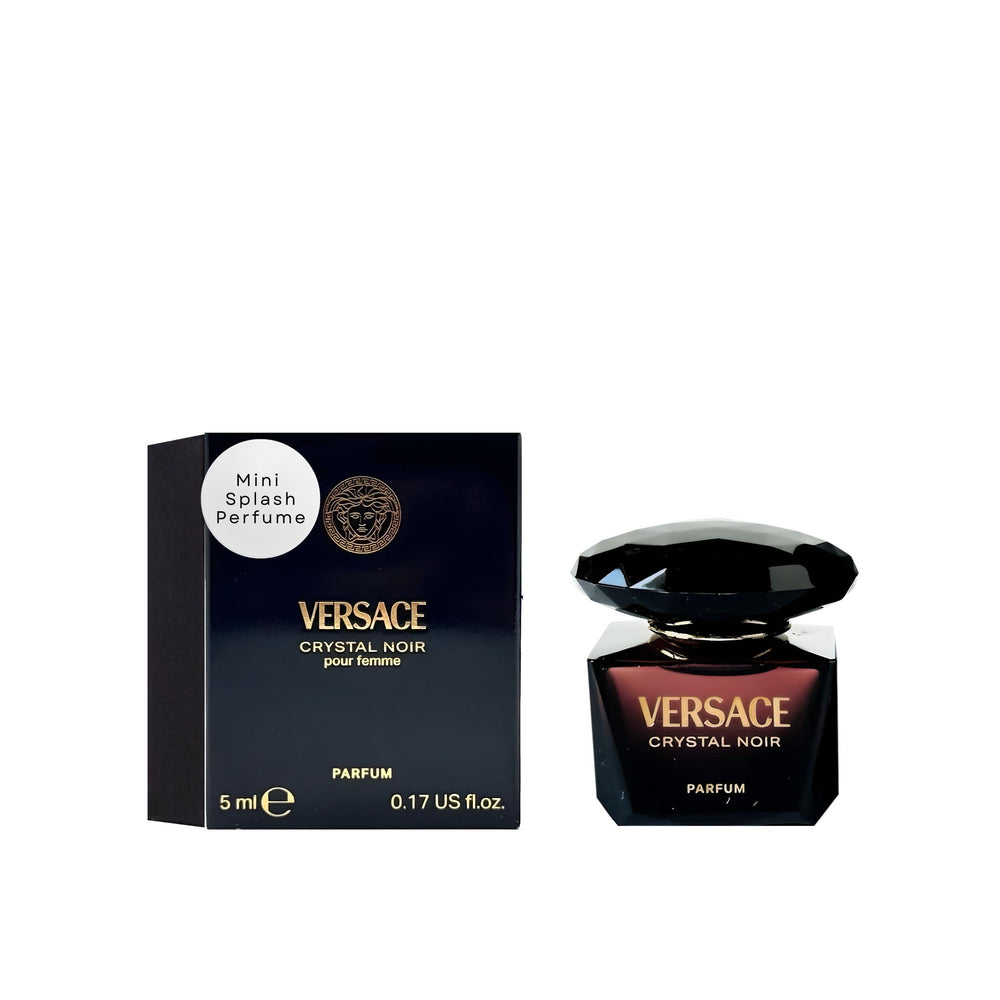 Versace Crystal Noir front bottle showing elegant design and instant luxury