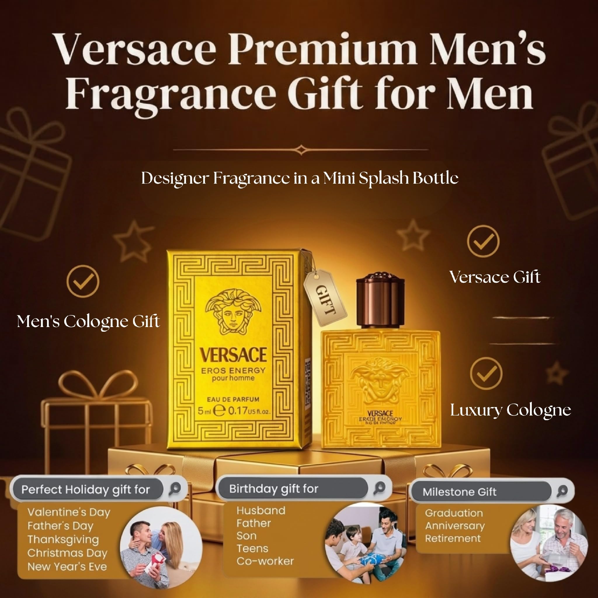 Versace Eros Energy top notes concept image with citrus fruits illustrating fresh energy