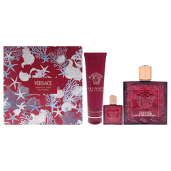 Versace Eros Flame front packaging showing set and gift appeal