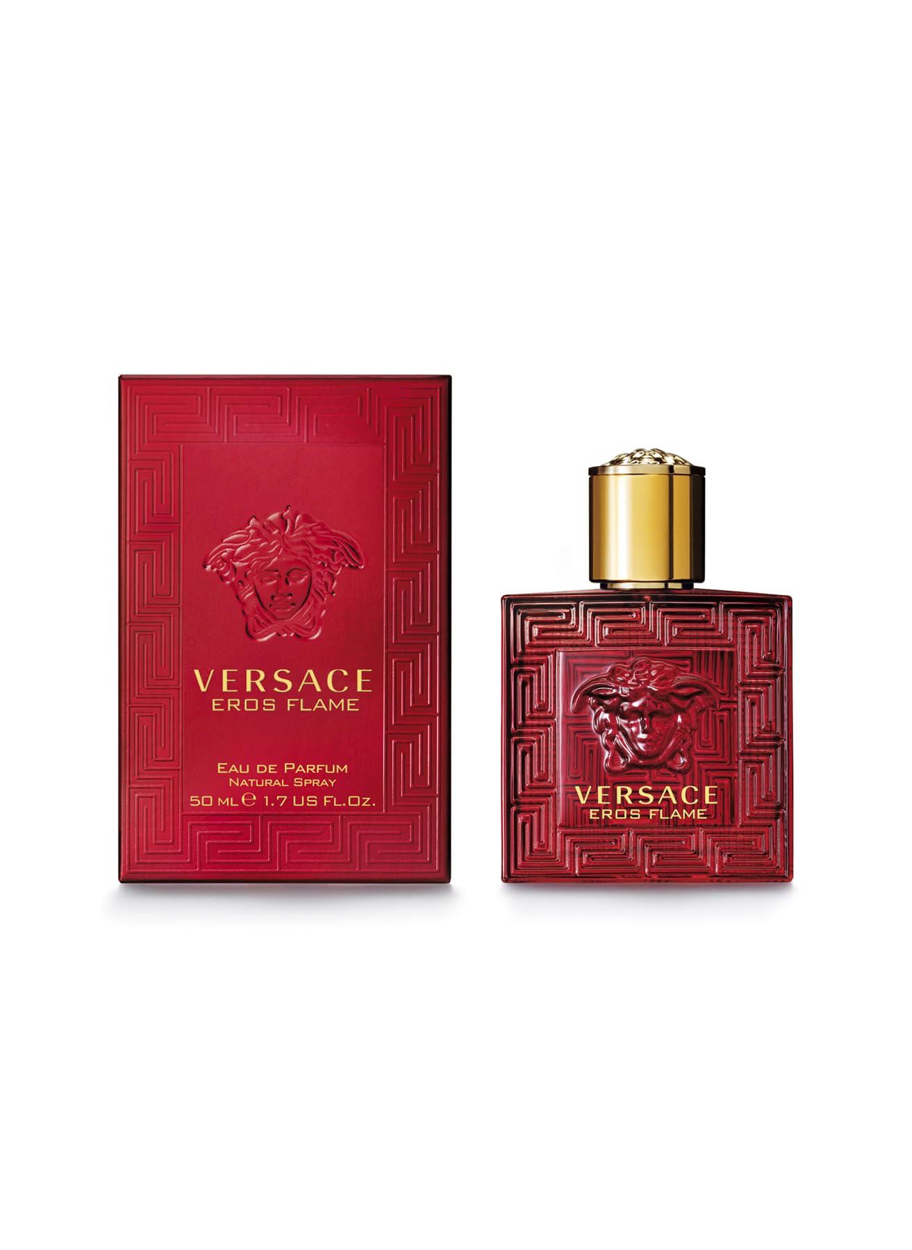 Versace Eros Flame worn by man in evening outfit, suggesting warm long-lasting appeal