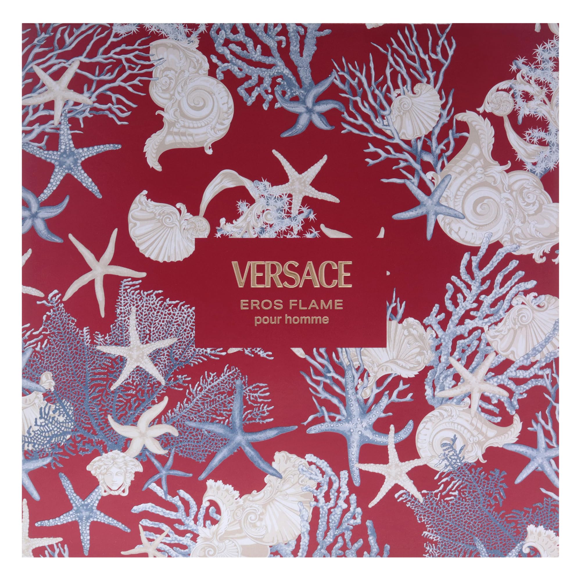 Versace Eros Flame shower gel texture shot showing creamy lather benefit