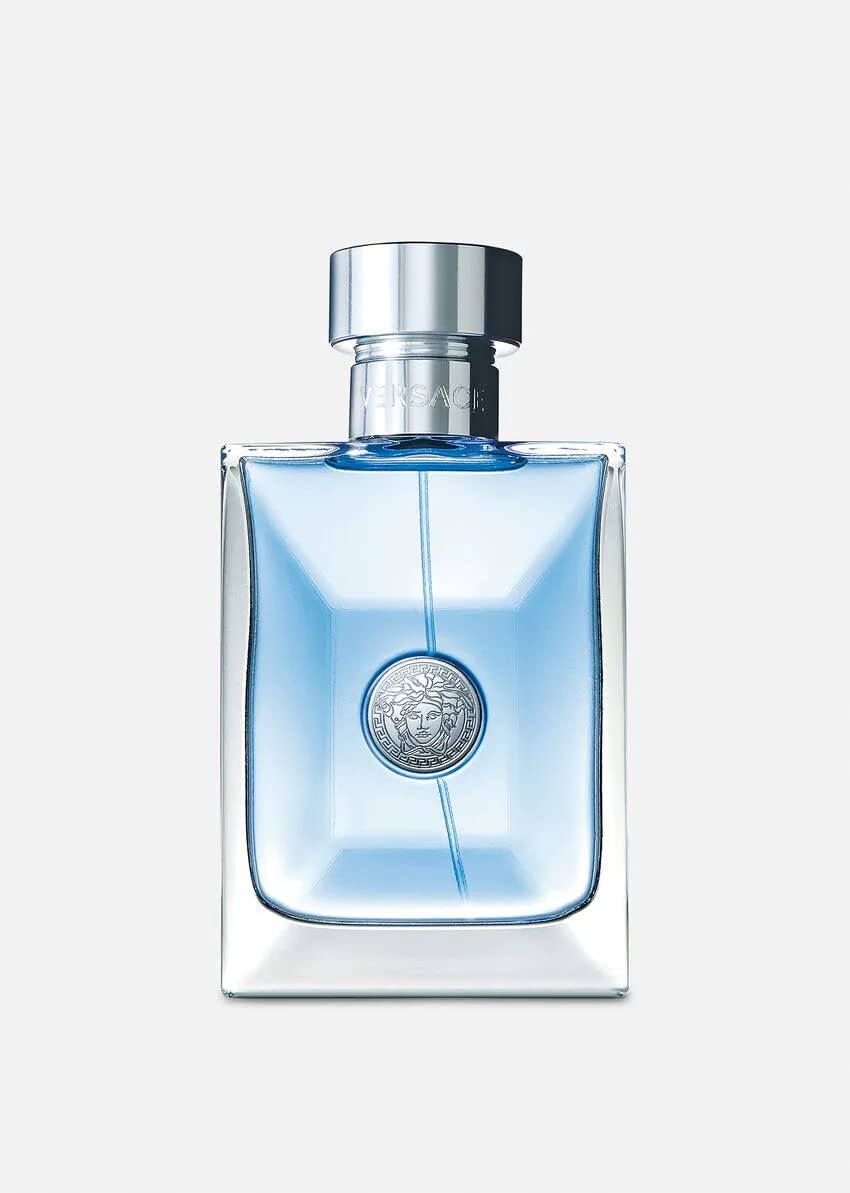 Versace Pour Homme box and cap detail highlighting packaging and gifting appeal