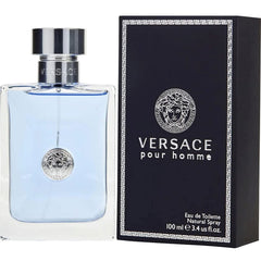Versace Pour Homme side profile glass emphasizing premium craftsmanship and durability