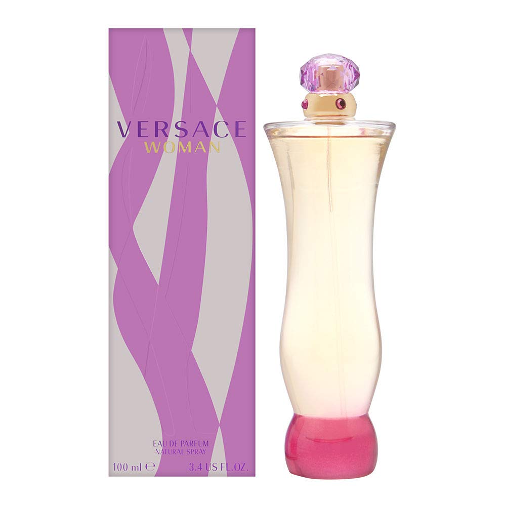 Versace Woman front packaging showing bottle and brand for elegant gifting