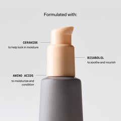 Versed Good Defense applied on hand illustrating smooth absorption