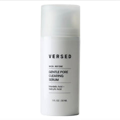 Versed bottle front view showing product for smoother pores