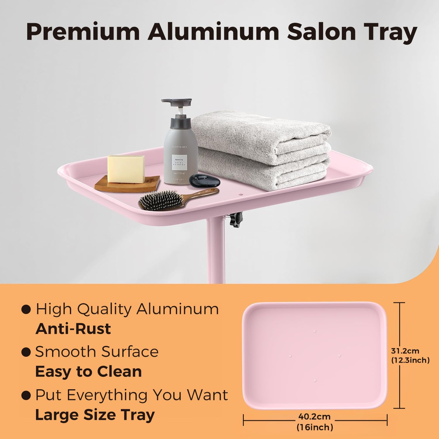 VERYTOP product label and materials callout showing rust-resistant construction