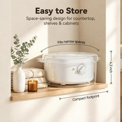 VERYTOP rolled towels inside steamer demonstrating real capacity and fast warming benefit